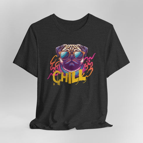 Pug Graphic T-Shirt - Pug Shirt for Women